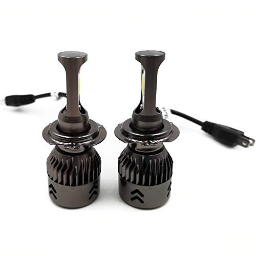 FANTELI H7 4300K Warm White LED Headlight Bulbs All-in-One Conversion Kit - 72W 8000LM High Beam/Low Beam/Fog Lights Extremely Bright