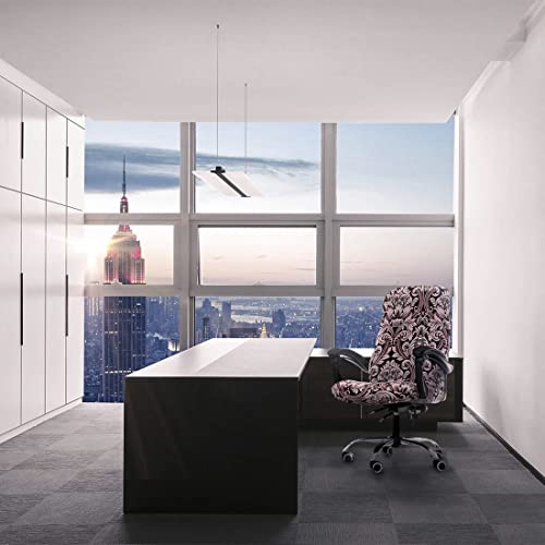 Deisy Dee Computer Office Chair Covers For Stretch Rotating Mid Back Chair Slipcovers Cover Only Chair Covers C162 (Totam) #TOP1