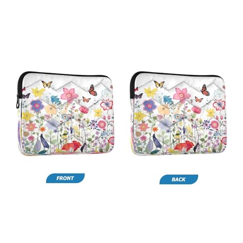 Funda para portátil de 13-14 pulgadas con flores silvestres miniatura 2