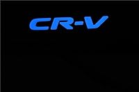 Vista 4 de Vestiduras de placa de metal protectora para umbral de puerta, estilo de moda para Honda CR-V CRV