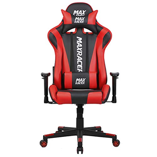 Cadeira Gamer MaxRacer Skilled Vermelha