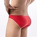 Men Boxer Briefs Sexy Ice Silk Stretch Soft Bulge Seamless Cool Comfortable Casual Fashion Loose Stretchy Casual Quick Dry Elegant Sports Elastic Red