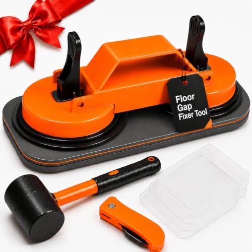 Floor Gap Fixer Tool, Laminate Floor Repair Kit Heavy Duty Dual Suction Cup