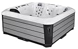 Comfort Hot Tubs - Hot Tub Spa - Seats 5-6 People - 51 Jets – Standard Heavy Duty Flip Cover, Water Fountains, Ozonator, LED Lights, Headrests, and More