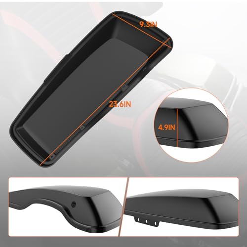 Tapas rígidas para alforjas Harley Touring 2014-2023 miniatura 3