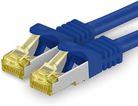 Cat.7 kabel sieciowy 5 m 10 kolorów 10 sztuk Cat7 kabel Ethernet kabel sieciowy LAN kabel surowy 10 Gb s SFTP PIMF LSZH zestaw kabel krosowy z wtyczką Rj 45 Cat.6a