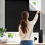 Keeswin Blackout Blinds Curtains for Bedroom, 39 x 57 Inch Portable DIY Blackout Shades Stickers, No Drill Blinds for Window, Baby Nursery, Bedroom and Travel