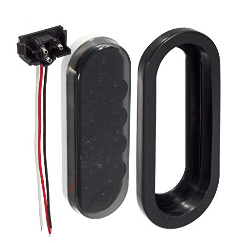 Luces Led Ovaladas Blancas para Trailer 6 Pulg miniatura 5