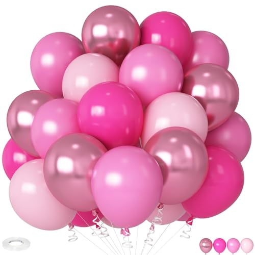 Globos rosa y pastel, 35 bombonas de helio para decoración de bodas, decoración de cumpleaños, globos de cumpleaños, baby shower, bodas y compromisos, decoración de fiesta