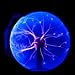 Gresus 6 Inch Plug-in Plasma Ball Lamp - Touch & Sound Sensitive Interactive Plasma Lamp Nebula Sphere Globe, Science Educational Gift for Decorations/Parties/Bedroom (Blue)