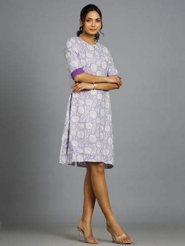 Image of Ravaiyaa - Attitude is everything Womens Soft Crepe Silk Casual Dress Summer Floral Printed Dress Ladies Tank Midi Sundress