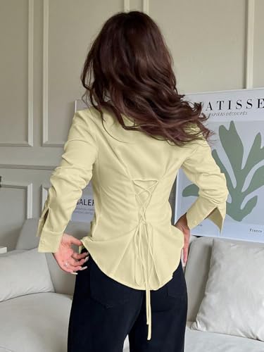 Image of Aahwan Women Polyester Modern Fit Solid Front Button Long Sleeve Casual Shirt