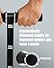 MARCHMARS Forearm Strengthener & Forearm Exerciser, Wrist Roller with Thick Silicone Handle, Forearm Trainer with Heavy-Duty Nylon Strap for Muscle Building, Grip Strength and Recovery