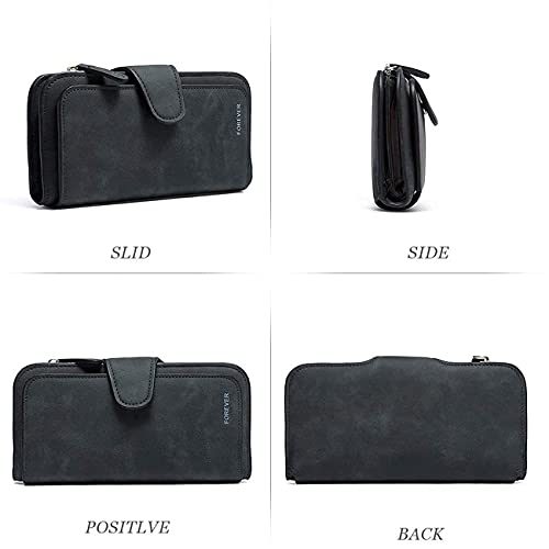 ANYWN Portafoglio da donna vintage, portafoglio