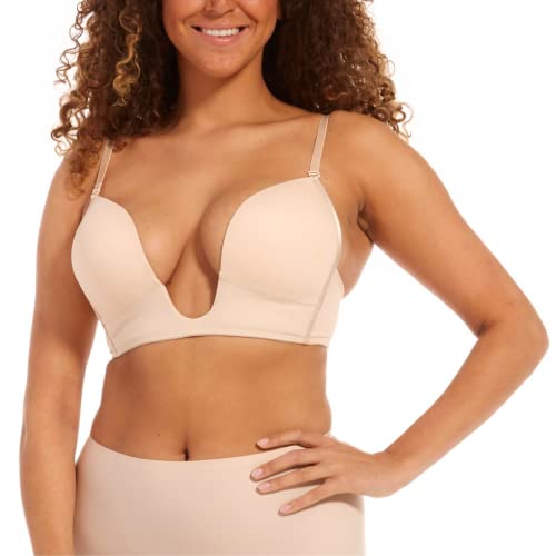 Magic Bodyfashion Deep - Soutien-gorge - Push up - Uni - Femme - Beige (Skin) - 95D (Taille fabricant: 80D) Cover