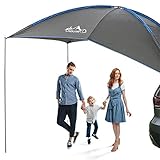 Tente de hayon SUV, auvent de hayon, Tente de Camping en Plein air, auvent de Voiture, auvent de remorque d'atterrissage léger, bâche résistante aux déchirures, Grande Tente de tonnelle pour Barbecue