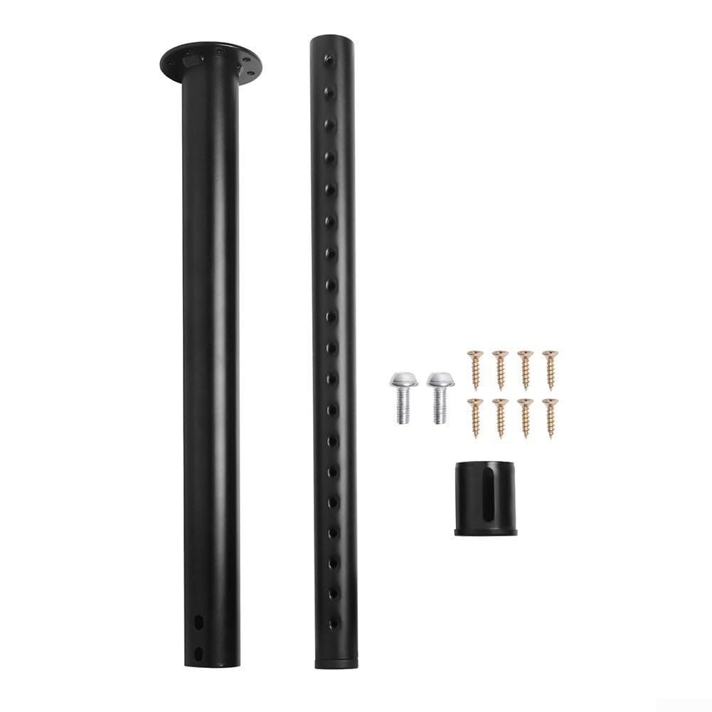 Piede da Tavolo Telescopico in Lega di Alluminio Regolabile in Altezza 510-935mm Nero Opaco Per Camper Barca Yacht Per Caravan Camper Camper Camper Van Per Supporto Robusto Con Viti Set Facile