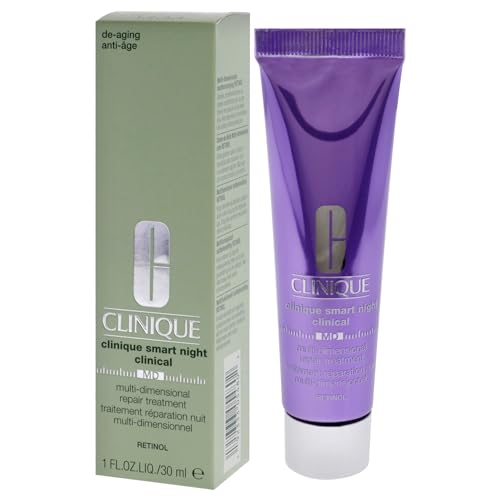 Clinique Smart Night Clinical MD Multi-Dimensional Repair Treatment Retinol, Cranberry, 30 ml (Pack of 1) - Image 4