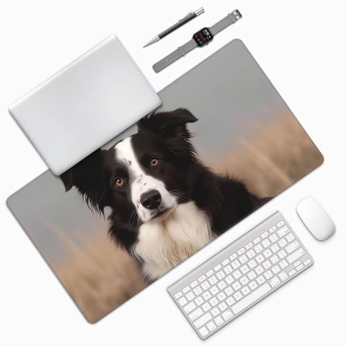 Tapis de souris de jeu grand format avec bords cousus durables