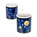 Produktbild Out of the blue Sonnensystem Kaffeebecher mit Wärmeeffekt - Planetensystem Tasse Kaffeetasse