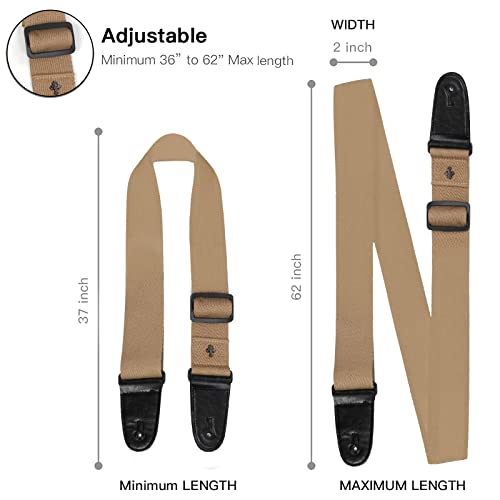 Dantolo Sangle de Guitare pour Guitares Basses, Wide Guitar Straps Réglable pour Guitare Acoustique avec 3PCS Pics de… - Les Beatles, Paul McCartney, John Lennon, RIngo Starr, George Harrison Dantolo Sangle de Guitare pour Guitares Basses, Wide Guitar Straps Réglable pour Guitare Acoustique avec 3PCS Pics de… – Image 5