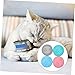 VICASKY 4pcs Silicone Can Covers for Cat Dog Food Reusable Sealing Lids Dishwasher Safe Flexible Pet Food Storage