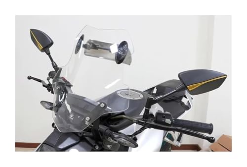 Espejos laterales universales negros 8mm 10mm para mayor visibilidad en BMW F900XR 7