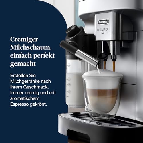 De'Longhi Magnifica Evo - Kaffeevollautomat 7 Getränke Silber-Schwarz – Ansicht 6