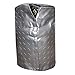 ADCO 2711 Silver Single 20lb, 5-Gallon Diamond Plated Steel Vinyl Propane Tank Cover