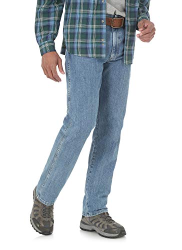 Wrangler Men's Performance Series Relaxed Fit Jeans - Light Stone, Light Stone, 42X32