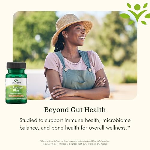 Image of Swanson Probiotic L.Reuteri Plus 30 Veg Drcapsules,1 Count