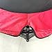Jkjhbhged 55 Inch Trampoline Spring Covers, Replacement for Kids Mini Trampoline, Safety and Durable Waterproof Protectable Pad, Red