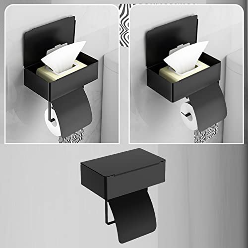 2 Pcs Porta e Toalhetes,Suporte de tecido de rolo moderno polido de aço inoxidável | Suporte de de p