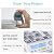 Commomy 3D Faux Brick Wall Panels Peel and Stick - 10 pcs 11.8”x 11.8”Small Size PVC Printable Brick Wallpaper Wall Tiles Backsplash for Kitchen,Bedroom,Living Room,RV