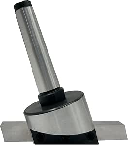 Alesatore in Metallo Duro a 8 Scanalature, Alesatore per Tornio con Codolo Conico, Utensile per Alesatura di Perforazione dei Metalli 40 Mm per Alesatura e Perforazione