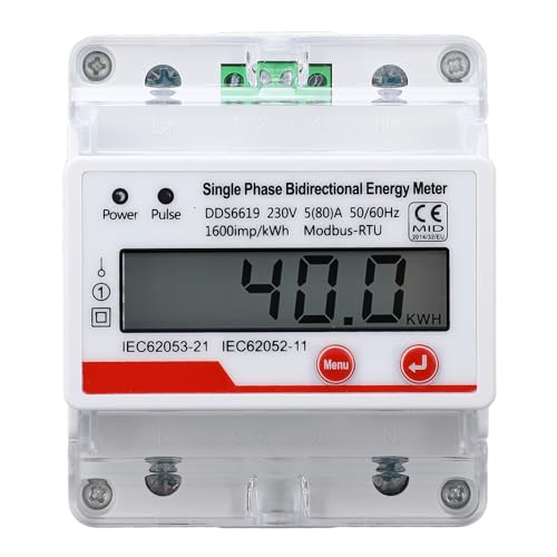 Compteur d'énergie monophasé 4P pour éliminer le gaspillage de l'énergie de la maison