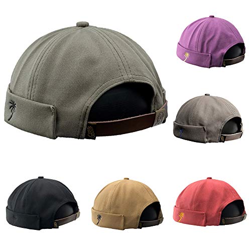 Unisex Docker Brimless Hats Beanie Skullcap Worker Seemannsmütze Retro...