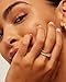 PAVOI 14K Yellow Gold Plated Chunky Statement Ring | Chunky Stackable Wide Band for Women | Size 7