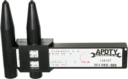 APDTY 134107 Tire Wheel Rim Bolt Pattern Measuring Tool Gauge
