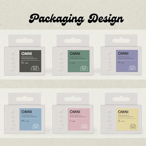 SpinFit スピンフィット Omni 完全ワイヤレスイヤホン＆有線イヤホン向けイヤーピース 最高級シリコン素材採用 (XLサイズ1ペア)