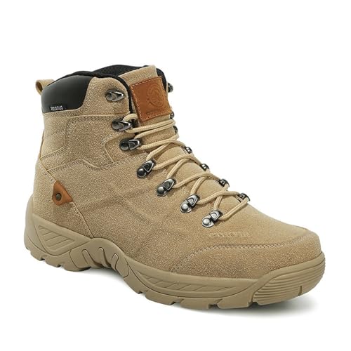 Mid Waterproof Hiking Boots Outdoor Backpacking Trekking Lightweight Walking Shoes for Men