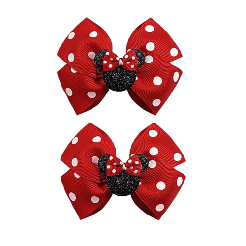 Pinzas con moños de lentejuelas 4 pulg. set de 2 miniatura 1