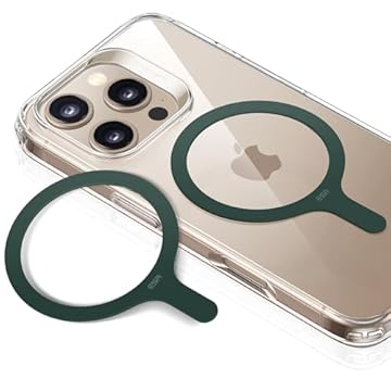 ESR Anel magnético 360 (HaloLock), compatível com MagSafe Ring, kit de conversão universal compatível com adesivo MagSafe, para iPhone 16/16e/15/14/13/12/11, Galaxy S24/S23 e mais, pacote com 2, verde