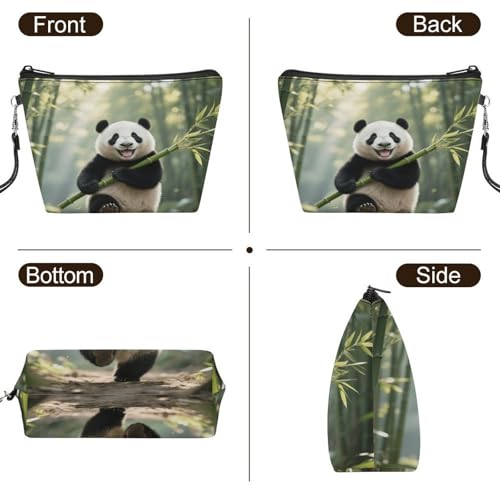 Bolsa de maquillaje de panda, el neceser con cremallera ideal para regalar a madres y amigas 3