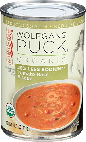 Wolfgang Puck Organic 25% Less Sodium Tomato Basil Bisque