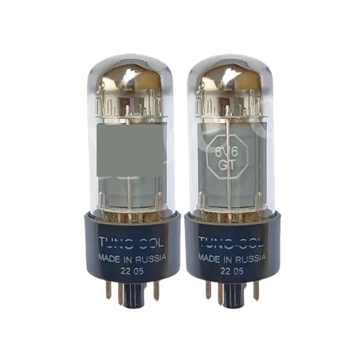 LHXEQJAM 6V6 6V6GT Vacuum Tube Replaces 6P6P 6N6C CV511 HiFi Audio Tube Amplifier(2pcs Matched Pair)