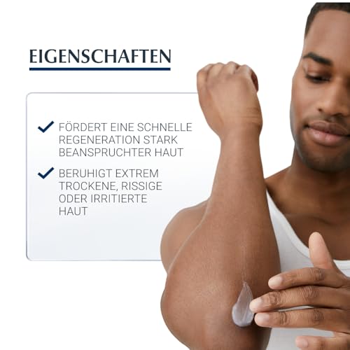 Eucerin Aquaphor Protect & Repair Salbe 45 ml, Feuchtigkeitscreme zur Hautregeneration für Körper und Gesicht, beruhigende Hautpflege ohne Duftstoffe für stark beanspruchte Haut