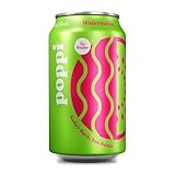 Poppi Sparkling Prebiotic Soda Beverage with Apple Cider Vinegar, Seltzer Water and Fruit Juice, Watermelon Flavor, 12 Fl Oz, 1 Count, Packaging May Vary