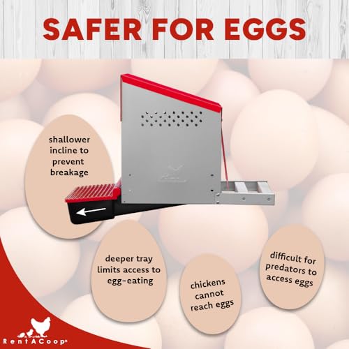 RentACoop Roll-Out Reversible Nesting Box Suite (3 Compartment) for Chickens, Ducks, Poultry - Image 4