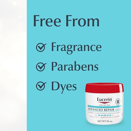 Eucerin Advanced Repair Body Cream, Fragrance Free, Value Pack, 2 x 16 OZ - image 6